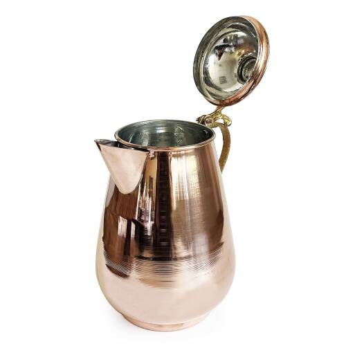 Shark Anatolia Kovan Bakır Sütlük, Sürahi 1250ml - 5