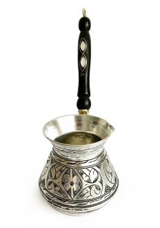 Shark Anatolia Külhan Bakır Cezve Kalay Oyma İşçiliği 580ml No:3 - 3