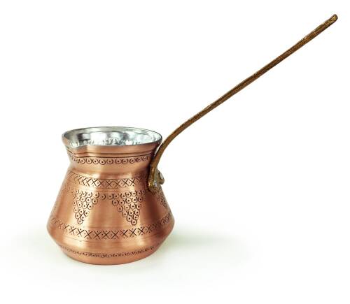 Shark Anatolia Külhan Bakır Cezve Zımba İşçiliği 380ml No:2 - 3