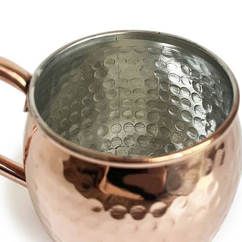 Shark Anatolia Luna Petekli Bakır Kupa Bardak Mug - 9