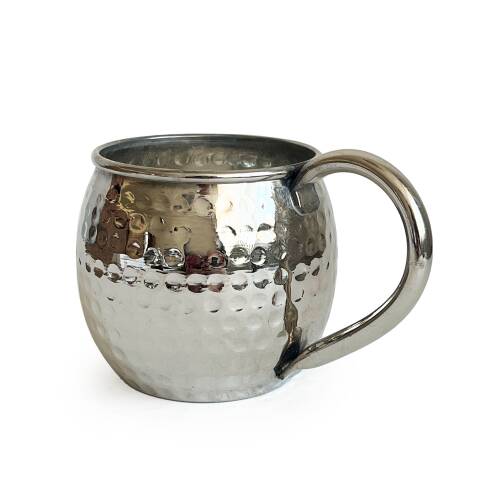 Shark Anatolia Luna Petekli Bakır Kupa Bardak Mug Nikel Kaplama - 1