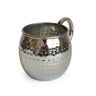 Shark Anatolia Luna Petekli Bakır Kupa Bardak Mug Nikel Kaplama - 6