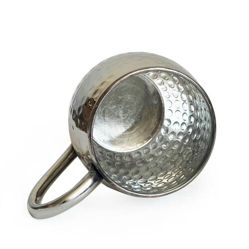 Shark Anatolia Luna Petekli Bakır Kupa Bardak Mug Nikel Kaplama - 7