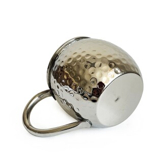 Shark Anatolia Luna Petekli Bakır Kupa Bardak Mug Nikel Kaplama - 8