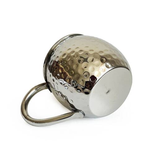 Shark Anatolia Luna Petekli Bakır Kupa Bardak Mug Nikel Kaplama - 8