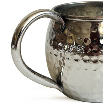 Shark Anatolia Luna Petekli Bakır Kupa Bardak Mug Nikel Kaplama - 9