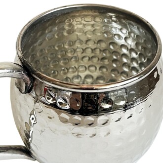 Shark Anatolia Luna Petekli Bakır Kupa Bardak Mug Nikel Kaplama - 10