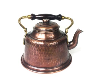 Shark Anatolia Maraş Antik Bakır Demlik - 5