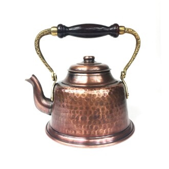 Maras Turkey Copper Teapot Antique Look