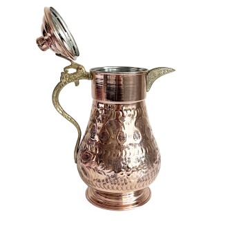 Shark Anatolia Maraş El İşleme Bakır Penguen Sürahi No:2 - 7