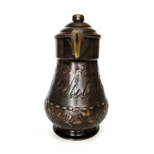 Shark Anatolia Maraş El İşleme Bakır Penguen Sürahi No:2 Oksit - 4