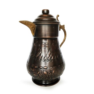 Shark Anatolia Maraş El İşleme Bakır Penguen Sürahi No:2 Oksit - 5