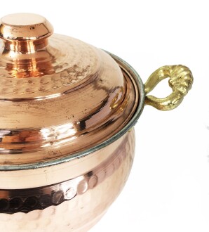 Shark Anatolia El Dövmesi Bakır Maraş Güveç Tencere - 8