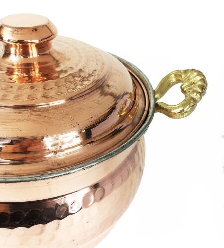 Shark Anatolia El Dövmesi Bakır Maraş Güveç Tencere - 8