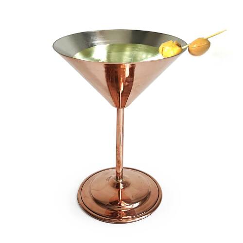 Shark Anatolia Martini Bakır Kadeh 250 ml - 3