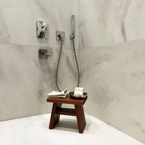 Shark Anatolia Maun Ahşap Banyo Taburesi Oturak - 5