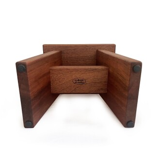 Shark Anatolia Maun Ahşap Banyo Taburesi Oturak ve Oksit Bakır Hamam Tası Seti - 10