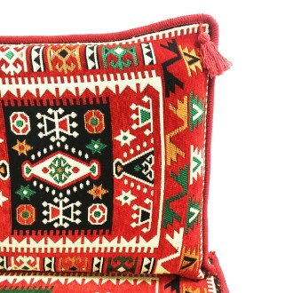 Shark Anatolia Milas Şark Köşesi İkili Sedir Takımı Kırmızı - 6