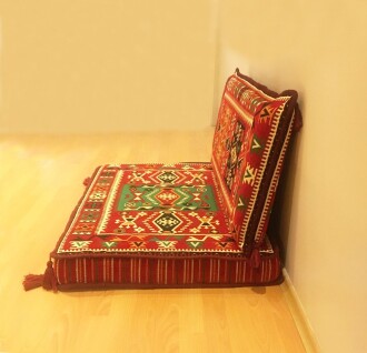 Shark Anatolia Milas Şark Köşesi Tek Kişilik Sedir Takımı Kırmızı - 6