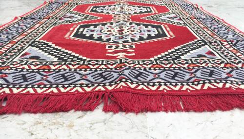 Shark Anatolia Oryantal Kilim Kırmızı - 9