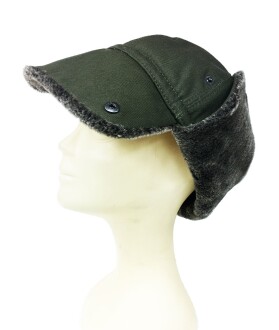 Shark Anatolia Pilot Kürklü Şapka Kar Kayak Haki Yeşil - 5