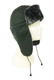 Shark Anatolia Pilot Kürklü Şapka Kar Kayak Haki Yeşil - 6