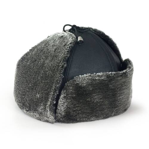 Shark Anatolia Pilot Kürklü Şapka Kar Kayak Siyah - 3