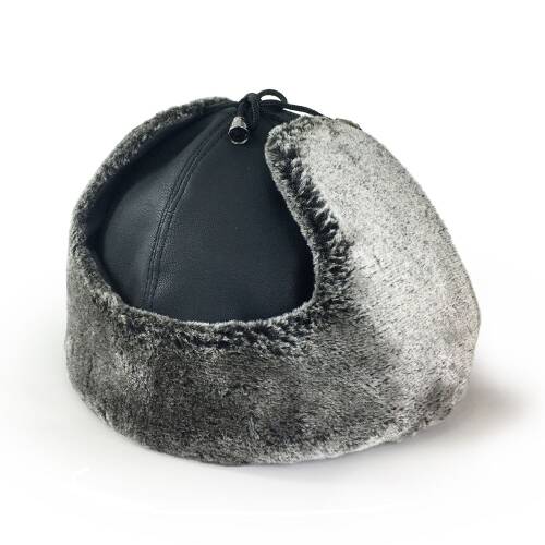 Shark Anatolia Pilot Kürklü Şapka Kar Kayak Siyah - 4