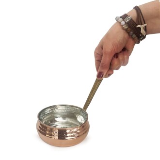 Shark Anatolia Pirinç Kulplu Bakır Salsa Sosluk No:1 - 4