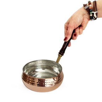 Shark Anatolia Pirinç Kulplu Bakır Salsa Sosluk No:3 - 4