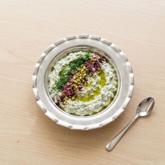 Shark Anatolia Premium Kalın Bakır Derin Meze, Kahvaltı ve Çerez Sunum Tabağı 15 cm Beyaz, Çirtik Kenarlı Osmanlı Stil Şef Sunum Serisi - 6