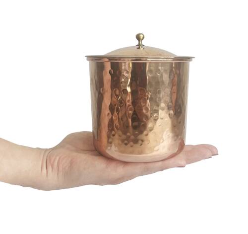 Shark Anatolia Safran El Dövmesi Bakır Baharatlık 10cm - 4