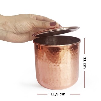 Shark Anatolia Safran El Dövmesi Bakır Baharatlık 11cm - 3