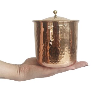 Shark Anatolia Safran El Dövmesi Bakır Baharatlık 11cm - 4