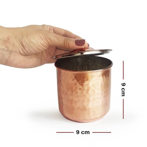 Shark Anatolia Safran El Dövmesi Bakır Baharatlık 9cm - 3