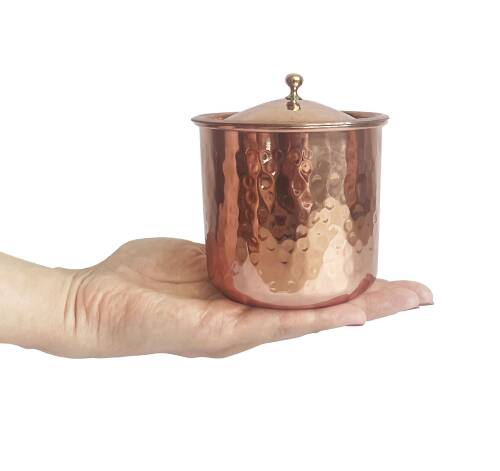 Shark Anatolia Safran El Dövmesi Bakır Baharatlık 9cm - 4