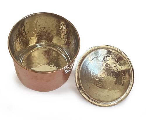 Shark Anatolia Safran El Dövmesi Bakır Baharatlık 9cm - 10