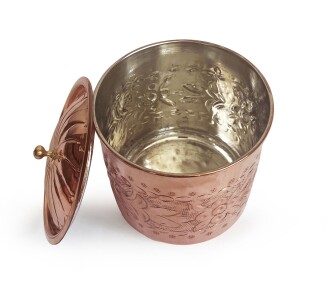 Shark Anatolia Safran El İşleme Bakır Baharatlık 10cm - 5