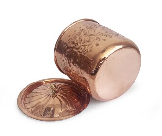 Shark Anatolia Safran El İşleme Bakır Baharatlık 10cm - 8