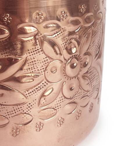 Shark Anatolia Safran El İşleme Bakır Baharatlık 11cm - 10