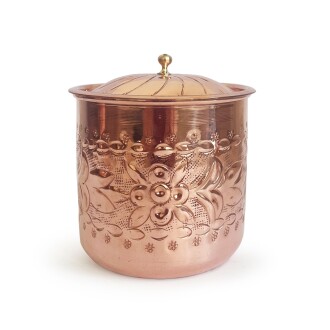 Shark Anatolia Handmade Handcarved Safran Spice Container 12 cm