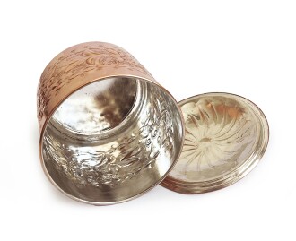 Shark Anatolia Safran El İşleme Bakır Baharatlık 12cm - 7