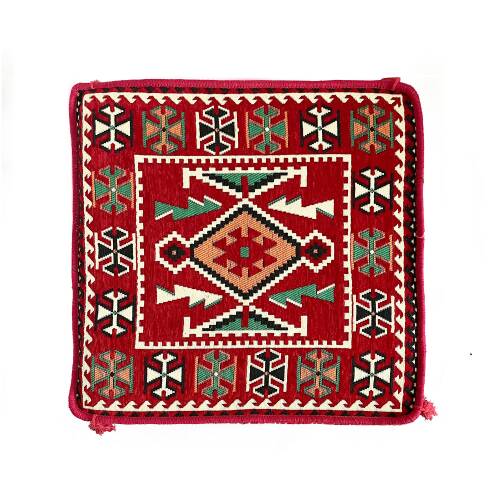 Shark Anatolia Şark Köşesi Masası Puf Anadolu Kırmızı - 7