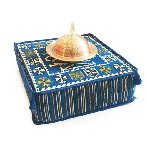 Shark Anatolia Şark Köşesi Masası Puf Anadolu Mavi - 6