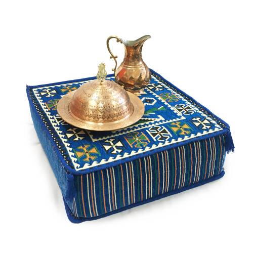 Shark Anatolia Şark Köşesi Masası Puf Anadolu Mavi - 7