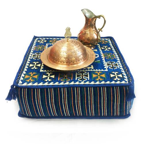Shark Anatolia Şark Köşesi Masası Puf Anadolu Mavi - 8