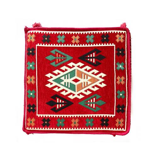 Shark Anatolia Şark Köşesi Masası Puf Belkıs Kırmızı - 7