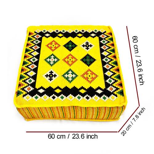 Shark Anatolia Şark Köşesi Masası Puf Katar Sarı - 2