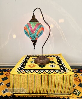 Shark Anatolia Şark Köşesi Masası Puf Katar Sarı - 4