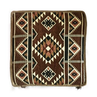 Shark Anatolia Şark Köşesi Masası Puf Kilim Kahve - 8
